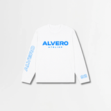 1002-2 LONGSLEEVE- BLAUW/WIT