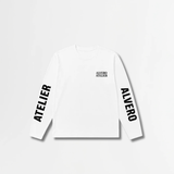 1009 LONGSLEEVE- WIT/ZWART