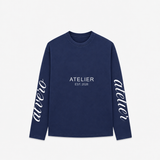 9030 LONGSLEEVE DONKERBLAUW