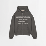 9003 ZIPPER DONKERGRIJS
