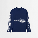 9032 LONGSLEEVE DONKERBLAUW