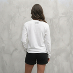 1009 LONGSLEEVE- WIT/ZWART