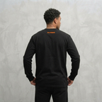 1003-1 LONGSLEEVE- ORANJE/ZWART