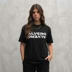 1008 T-SHIRT- ZWART/WIT