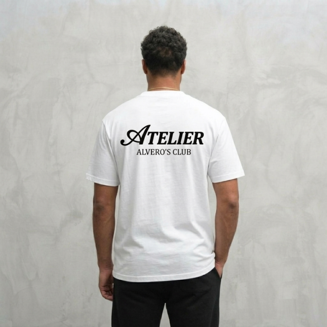 1012 T-SHIRT- WIT/ZWART