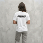1012 T-SHIRT- WIT/ZWART