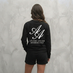 1013 LONGSLEEVE- ZWART/WIT