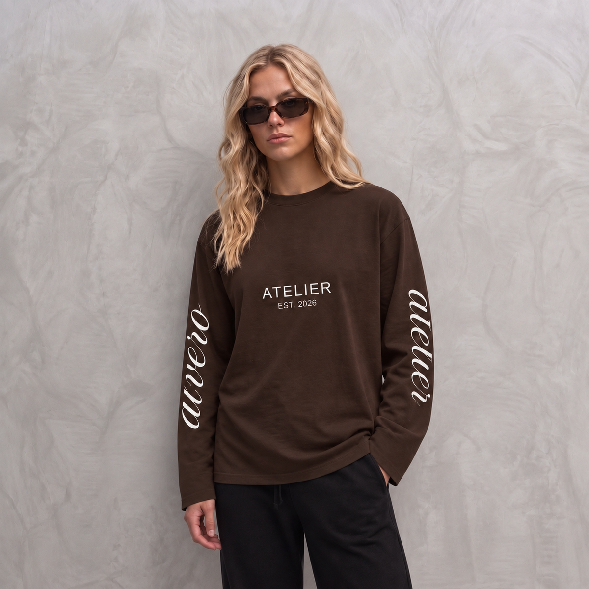 9067 LONGSLEEVE BRUIN