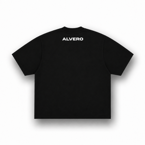 1008 T-SHIRT- ZWART/WIT