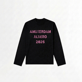 8025 LONGSLEEVE ZWART/ROZE