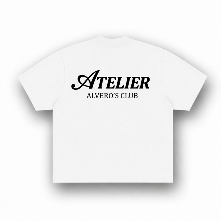 1012 T-SHIRT- WIT/ZWART