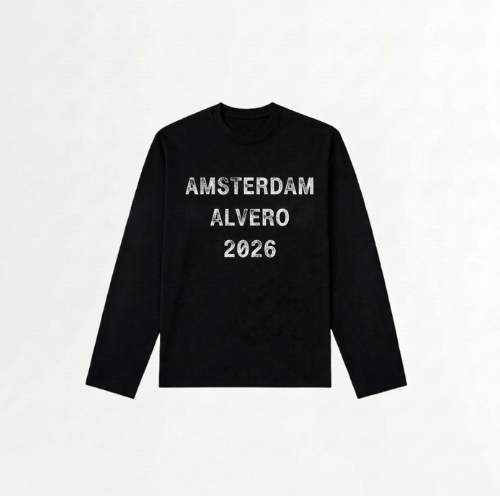 8024 LONGSLEEVE ZWART/WIT