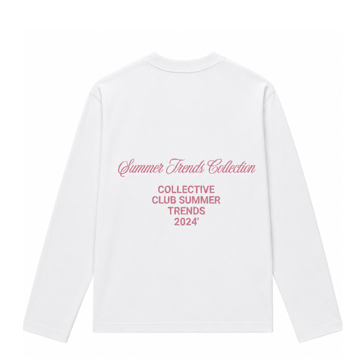 2010 LONGSLEEVE-ROZE/WIT