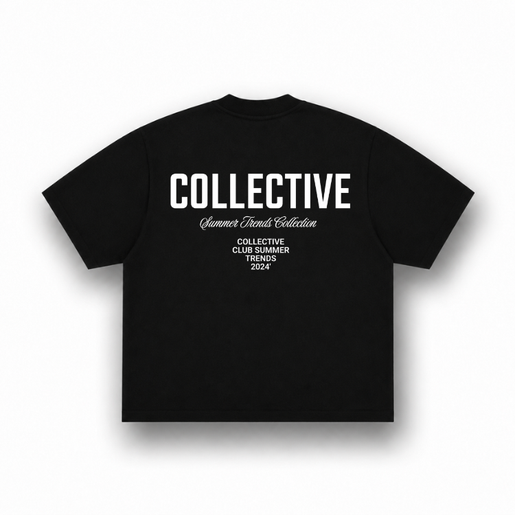 2001 T-SHIRT ZWART/WIT