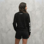 4023 LONGSLEEVE - ZWART/WIT