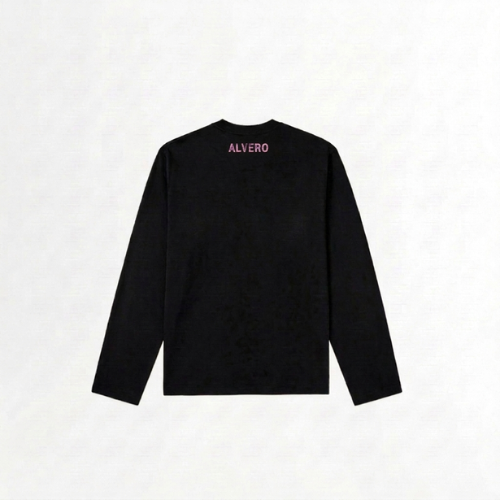 8025 LONGSLEEVE ZWART/ROZE