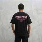 4003 T-SHIRT ZWART/ROZE
