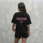 4003 T-SHIRT ZWART/ROZE