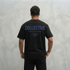 4002 T-SHIRT NOIR/BLEU