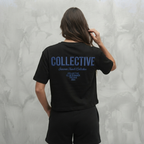 4002 T-SHIRT NOIR/BLEU