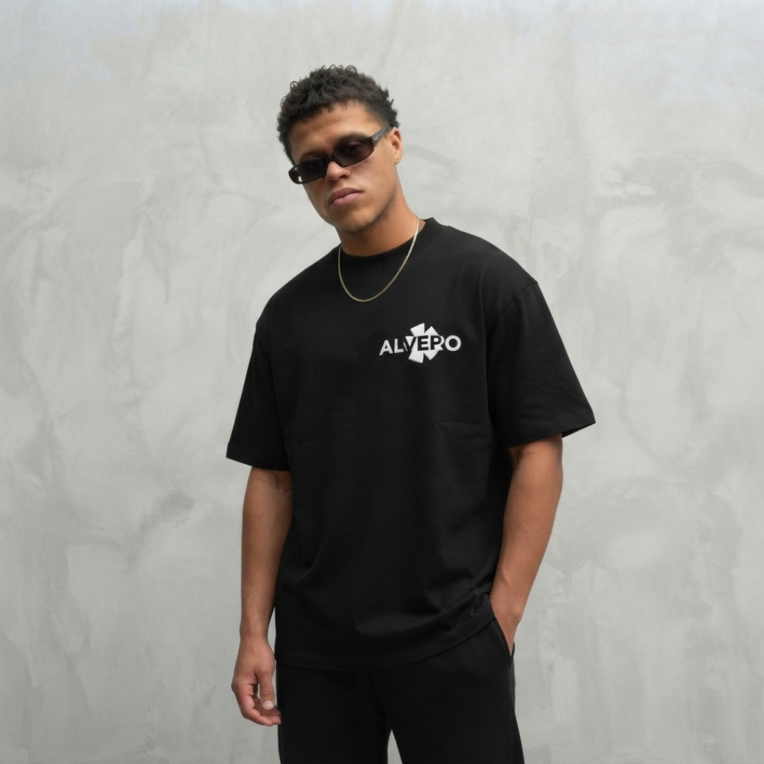 4001 - T-SHIRT NOIR/BLANC