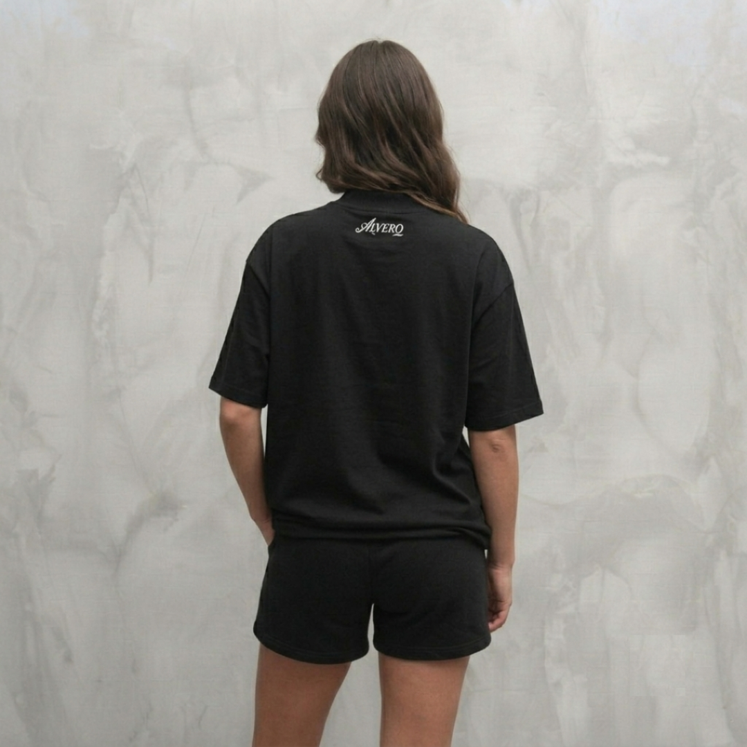 3034 T-SHIRT NOIR/BLANC