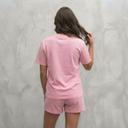 3027 T-SHIRT ROSE/BLANC