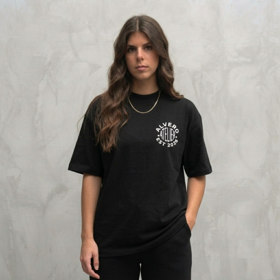 T-SHIRT 2001 NOIR/BLANC