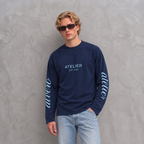 7036 LONGSLEEVE DUNKELBLAU