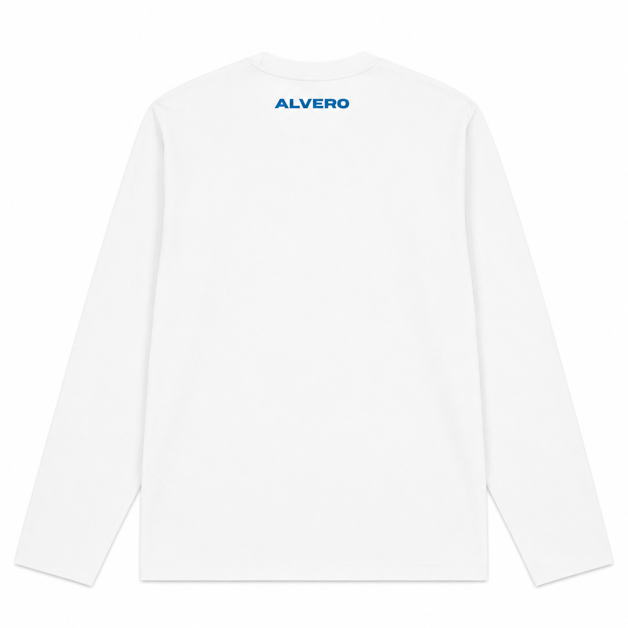 1002-2 LONGSLEEVE- BLAUW/WIT