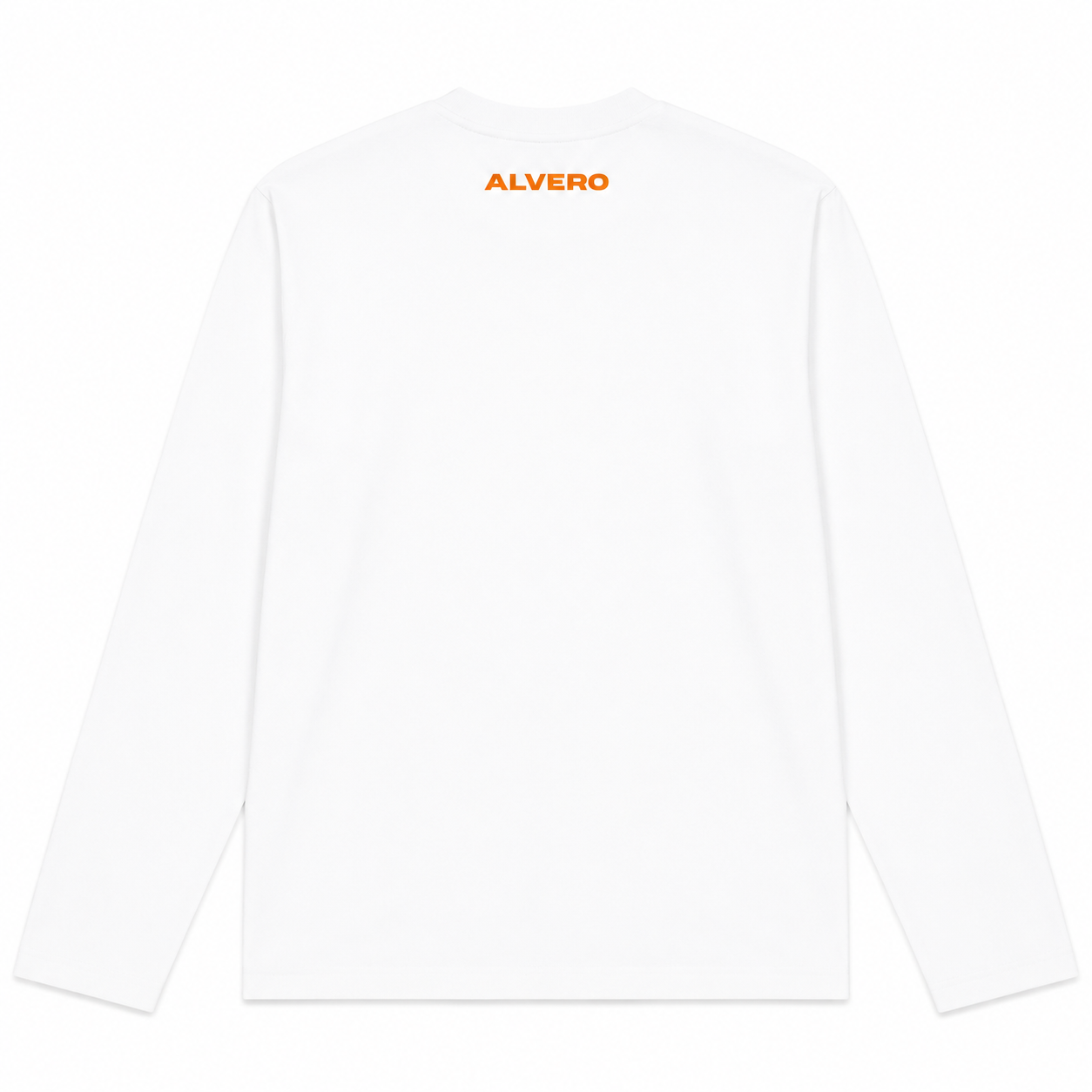 1002-1 LONGSLEEVE- ORANJE/WIT