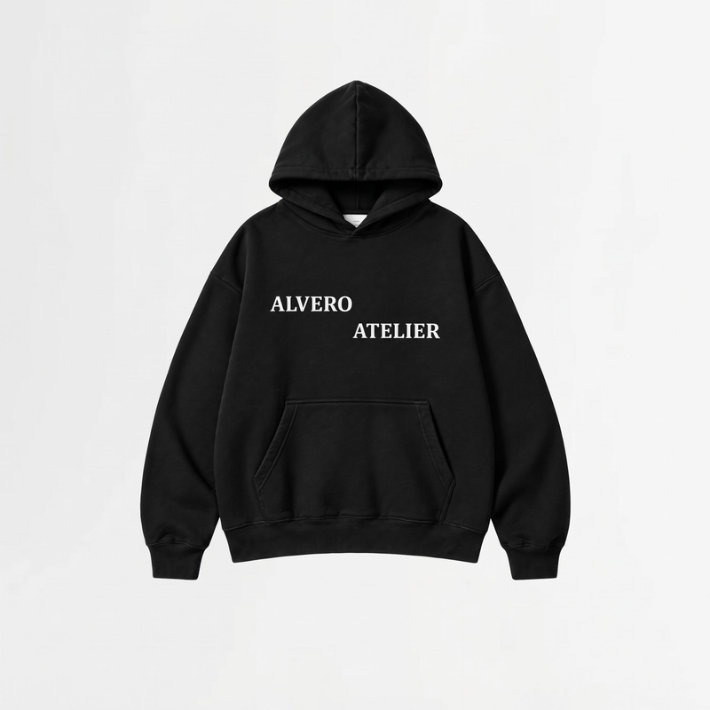 7054 HOODIE ZWART
