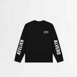 1009-2 LONGSLEEVE-ZWART/WIT