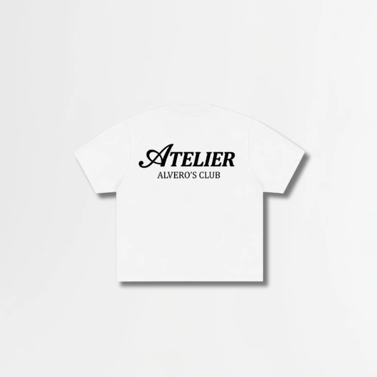 1012 T-SHIRT- WIT/ZWART