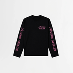 3032- LONGSLEEVE ZWART/ROZE