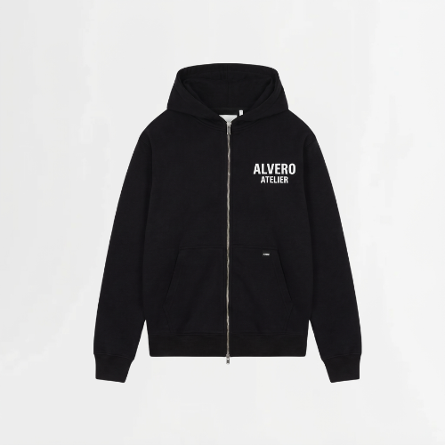 7009 ZIPPER ZWART/ROZE