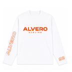 1002-1 LONGSLEEVE- ORANJE/WIT
