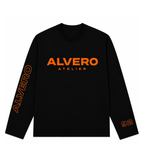 1003-1LONGSLEEVE- ORANJE/ZWART