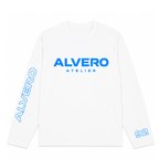 1002-2 LONGSLEEVE- BLAUW/WIT