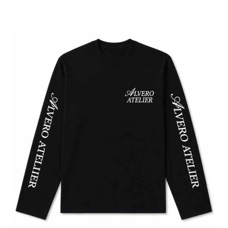 2006 LONGSLEEVE - ZWART/WIT