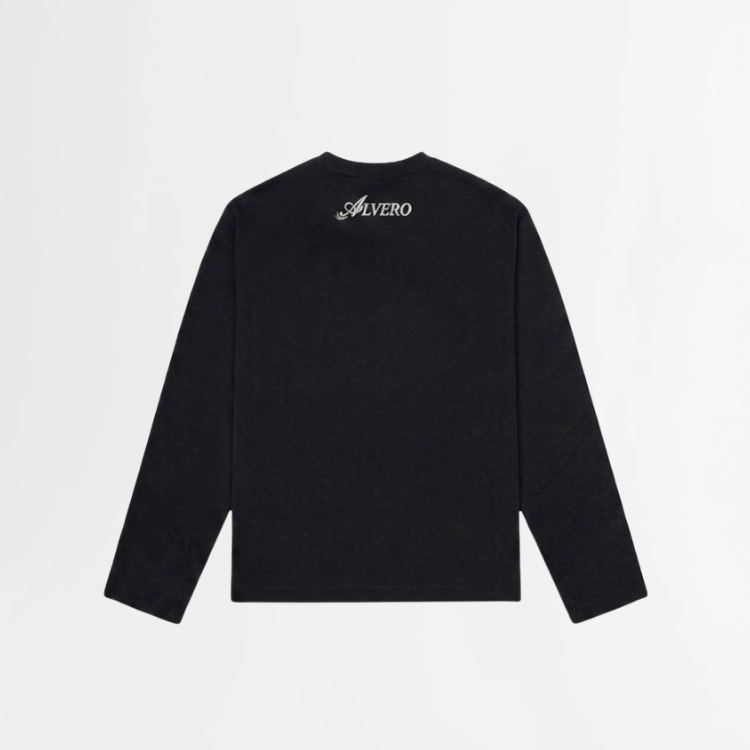 3030 T-SHIRT MANCHES LONGUES NOIR/BLANC