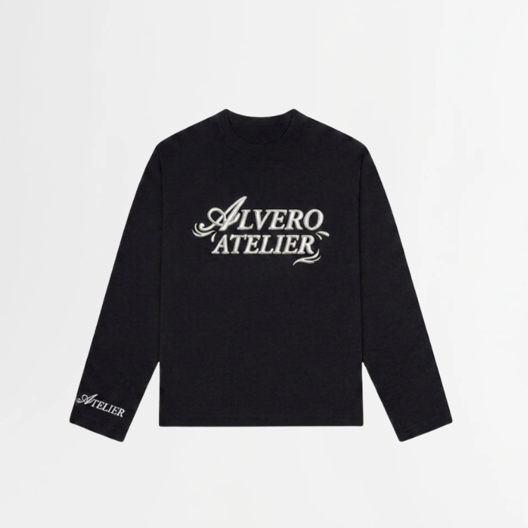 3030 T-SHIRT MANCHES LONGUES NOIR/BLANC
