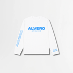 1002-2 LONGSLEEVE- BLAUW/WIT