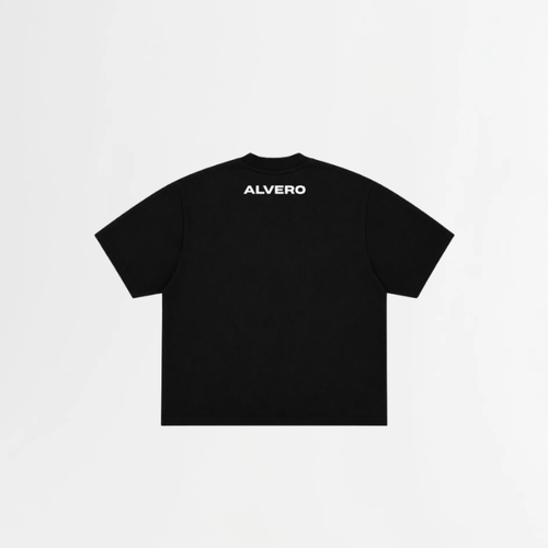 1008 T-SHIRT- ZWART/WIT
