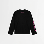 4025 LONGSLEEVE - ZWART/ROZE