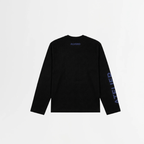 4020 LONGSLEEVE - ZWART/BLAUW