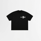 4001 - T-SHIRT ZWART/WIT