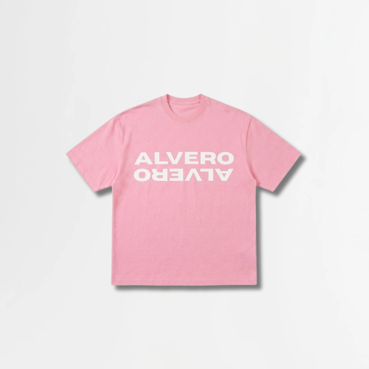 3027 T-SHIRT ROSE/BLANC