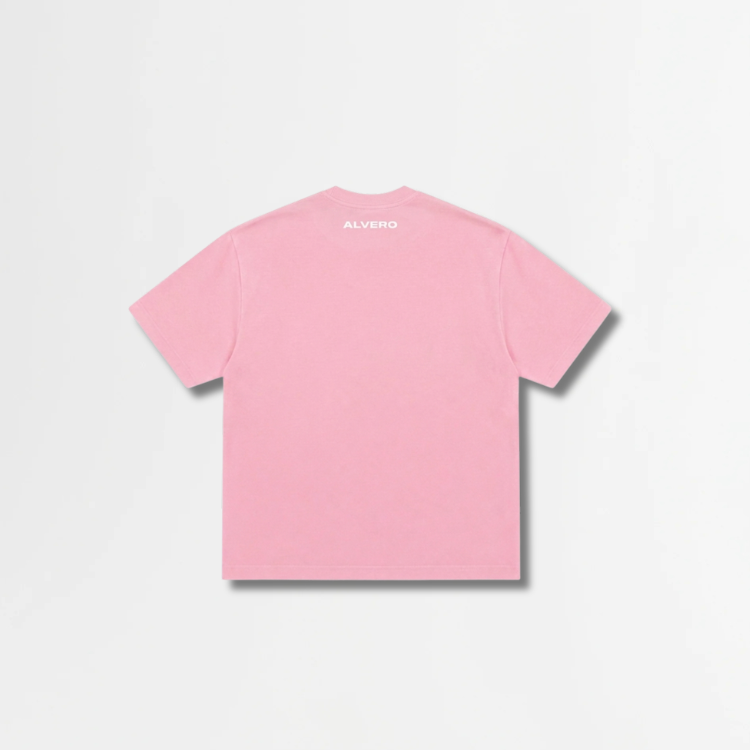 3027 T-SHIRT ROSE/BLANC