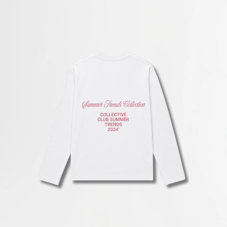 2010 LONGSLEEVE-ROZE/WIT